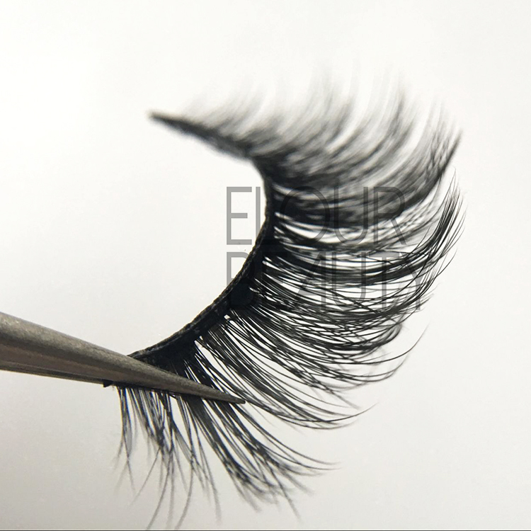 Own brand double layers 3d lash extensions UK EJ57